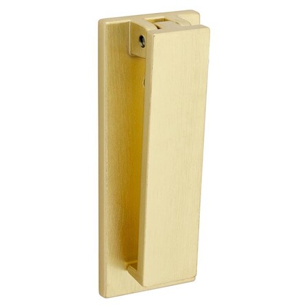 National Hardware National Hardware Reed 4.75 in. L Brushed Gold Brass Door Knocker N336-705